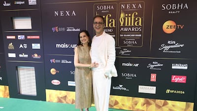 Director Vidhu Vinod Chopra and his wife, film critic Anupama Chopra
