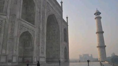 The Taj Mahal at sunrise. Rosemary Behan / The National