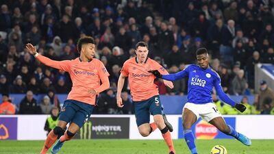 Centre forward: Kelechi Iheanacho (Leicester City) – Took his injury-time winner against Everton brilliantly, but also changed the game when he came on to join Jamie Vardy in attack. Getty Images