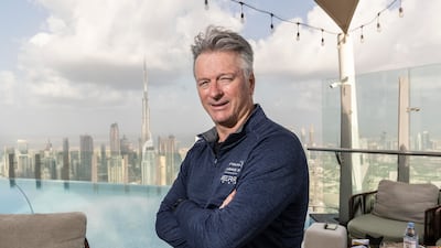 Australian cricket legend Steve Waugh in Dubai for the launch of the Laureus Challenge 2022. Antonie Robertson/The National