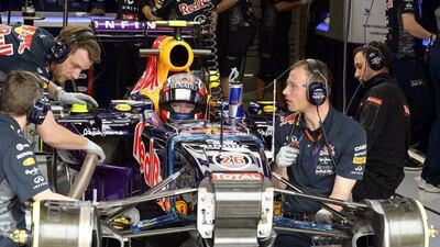 Daniil Kvyat of Red Bull Racing during the first training session for the Formula One Grand Prix of Austria. Hans Klaus Techt / EPA / June 19, 2015