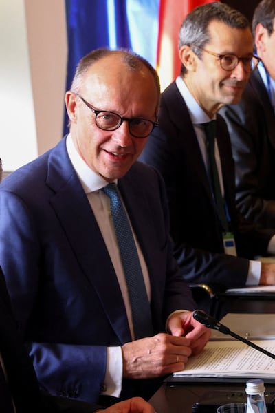 German Chancellor Friedrich Merz highlighted the changing world order in his speech to the Munich Security Conference. AFP