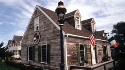The Hamptons, Long Island, rustic beach house look developed from the area's surrounding sunshine and sea.
