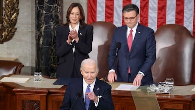 US President Joe Biden exhibited a fire and fighting spirit in his State of the Union address in Washington last week for which Democrats have been deeply yearning. EPA
