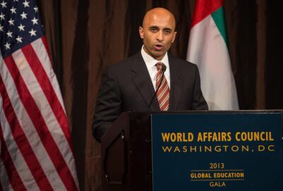Yousef Al Otaiba, the UAE ambassador to the US. Evelyn Hockstein for The National