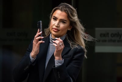 Beatrice Auty travelled to Dubai twice in July and August 2020, checking in seven suitcases containing £3.4 million. PA