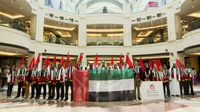 Majid Al Futtaim’s six shopping malls across the UAE demonstrating a unified show of patriotism and national pride for UAE Flag Day. Photo: Majid Al Futtaim