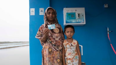 The card that helps families access safe drinking water