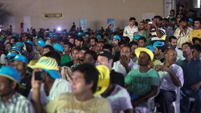 Audience members feel the vibe of Camp Ka Champ. Christopher Pike / The National