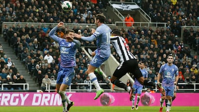 Bournemouth's Adam Smith scores an own goal against Newcastle. Reuters