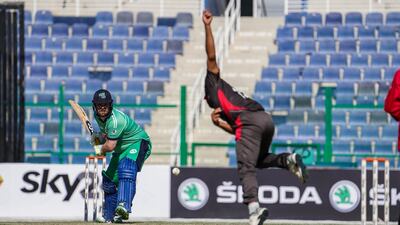 Action from UAE's win over Ireland in Abu Dhabi. Abu Dhabi Cricket