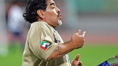 Diego Maradona has been ambassador of the Dubai Sports Council since last August.