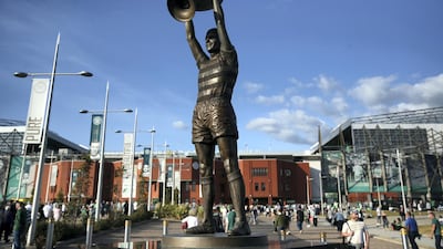 The Billy McNeill Statue is seen outside the stadium prior to the first leg UEFA Champions League Qualifier match between Celtic and Rosenborg at Celtic Park Stadium on July 25, 2018, in Glasgow, Scotland. Getty Images