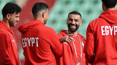 Egypt star Mohamed Salah during the Africa Cup of Nations in Agadir. AFP