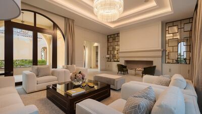 The home's formal living room. Courtesy Luxhabitat Sotheby's International Realty