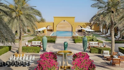 The five-star hotel is at the edge of Abu Dhabi's Rub' al Khali, or Empty Quarter. All photos: Aldhafra Resort, Vignette Collection by IHG