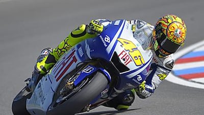Valentino Rossi will lead from the front at Brno.