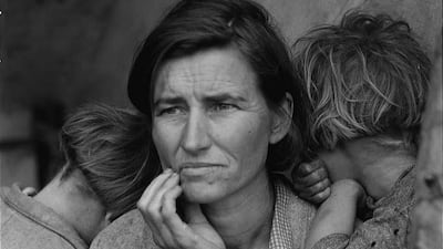 1936: Photojournalist Dorothea Lange was tasked with raising awareness for the plight of farmers in the US during the Great Depression. In 1936, she encountered Florence Owens Thompson and her children in California, where they lived in a camp with other field workers who lost their livelihoods to crop failure. The photograph was widely publicised, and it not only became the defining image for the Great Depression, it also resulted in real-world action, pushing the US government to send food to the camp. Dorothea Lange