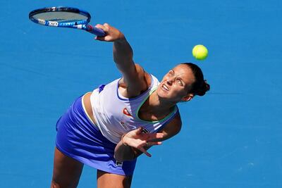 Karolina Pliskova was made to work for her victory over Kristina Mladenovic. EPA