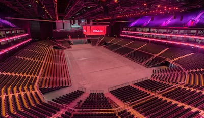 The inside of the 17,000-seater Coca-Cola Arena.Courtesy Coca-Cola Arena