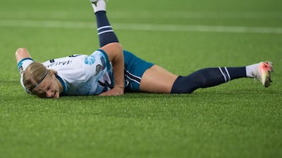 Norway's forward Erling Braut Haaland. AFP