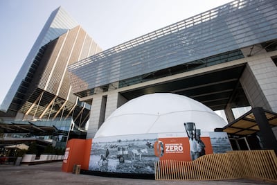 The exhibition is being held in a purpose built dome on Al Maryah Island until November 14. Brunswick