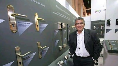 Shyam Motwani is the executive vice president of the locks division at Godrej Locking Solutions and Systems. Jaime Puebla / The National