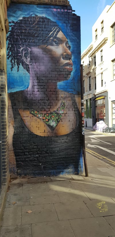 A portrait of Tracy Blackstock by Dreph. Rosemary Behan