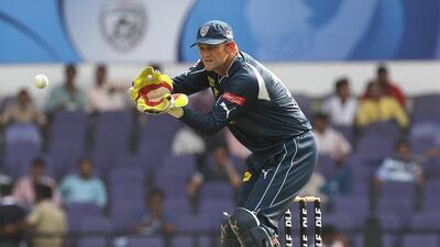 Former Australia wicketkeeper Adam Gilchrist, here with the Deccan Chargers back on April 10, 2010 at Nagpur, India, does not like what he is hearing from Brendon McCullum. Getty Images