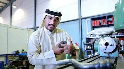 Jassem Ebrahim Al Shikar is the managing director of the engineering division at Al Nasr Technical Trading Agencies. Fatima Al Marzooqi / The National