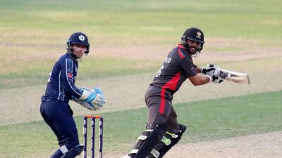 UAE batsman Rameez Shahzad. Chris Whiteoak / The National