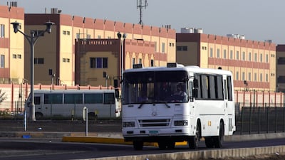 The injuries occurred when drones were intercepted near ICAD 2 area of Mussaffah. Victor Besa / The National