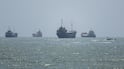 Vessels in the Strait of Hormuz are visible near the beach of Bandar Abbas, Iran, August 26, 2026. Majid Asgaripour/WANA (West Asia News Agency) via REUTERS ATTENTION EDITORS - THIS PICTURE WAS PROVIDED BY A THIRD PARTY. ISRAEL OUT. NO COMMERCIAL OR EDITORIAL SALES IN ISRAEL. NO ACCESS FOR ISRAELI MEDIA. NO USE BBC PERSIAN. NO USE VOA PERSIAN. NO USE MANOTO. NO USE IRAN INTERNATIONAL. NO USE RADIO FARDA. DIGITAL: NO USE BBC PERSIAN. NO USE VOA PERSIAN. NO USE MANOTO. NO USE IRAN INTERNATIONAL. NO USE RADIO FARDA. REFILE - QUALITY REPEAT.