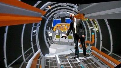 Dassault Systemes virtual reality centre.