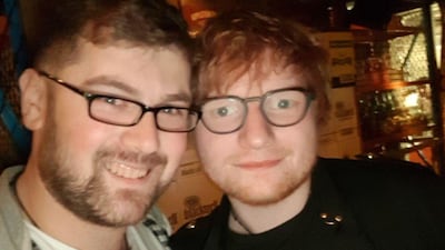 Ed Sheeran at Miss Lily's.