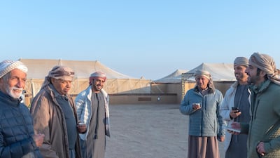 Sheikh Hamdan and his travel buddies.