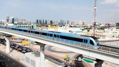 The Dubai Metro is a public-private partnership (PPP) project that cost Dh28 billion to develop in cooperation with at least five multinational corporations. Sarah Dea / The National