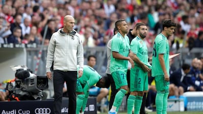 Zidane prepares to make some personnel changes. Getty