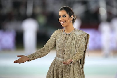 Emirati-Yemeni Singer Balqees Ahmed Fathi will perform as part of the Dubai Shopping Festival. AMA/Getty Images
