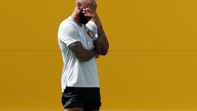 Thierry Henry during training. Reuters