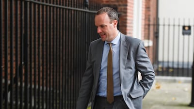 Dominic Raab said he was disappointed the woman had been allowed to leave. Getty