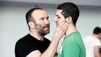 Jason Baughan and Beruce Khan rehearse Romeo and Juliet. Ellie Kurttz / Shakespeare's Globe