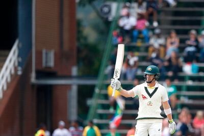 Tim Paine played a captain's innings when he top-scored for Australia at Johannesburg. Gianluigi Guercia / AFP