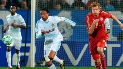 Marseille's French forward Loic Remy, left, is being tracked by several Premier League clubs. Gerard Julien / AFP
