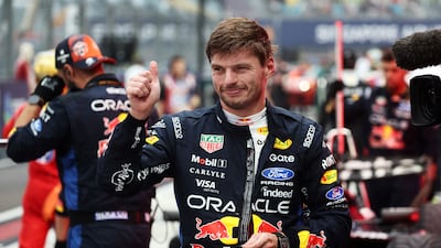 Max Verstappen claimed his first ever pole in Singapore. Reuters