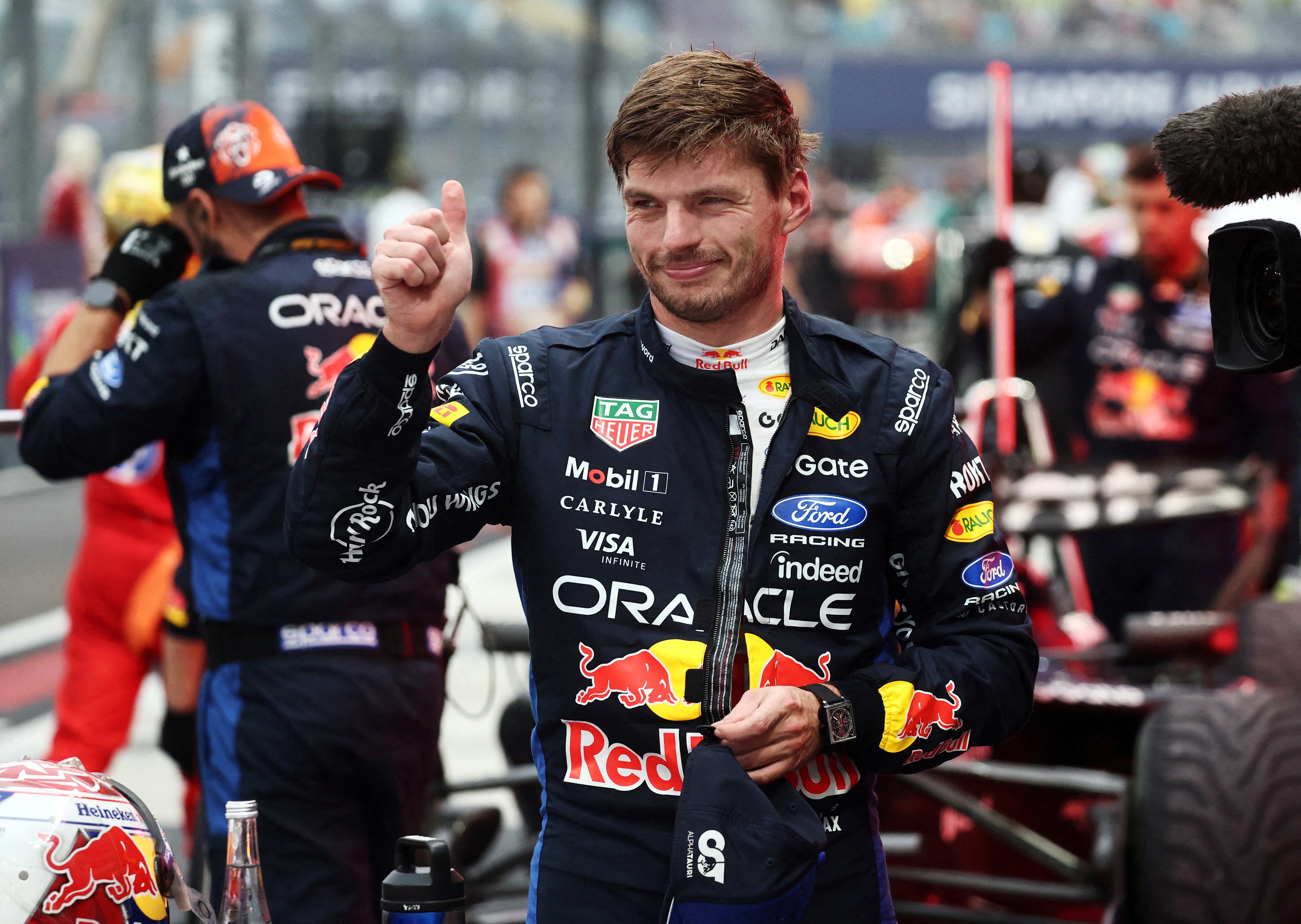 Max Verstappen takes pole position for Formula 1 Singapore Grand Prix