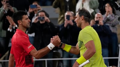 Novak Djokovic and Rafael Nadal last played each other at the 2022 French Open, with Nadal winning the quarter-final match en route to his 14th Roland Garros title. AP