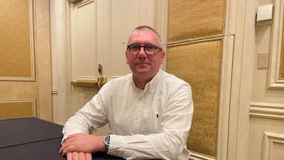 Mariusz Kaczmarek, chief operating officer of Dnipro-based PrivatBank. Alkesh Sharma / The National