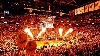 Motez Bishara saw many basketball games across the United States but had to settle for television coverage of the NBA Finals between the Miami Heat and the San Antonio Spurs. Joe Skipper / Reuters