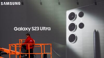 Samsung maintained its comfortable lead in the Middle East and Africa in 2022 as its market share increased to 24 per cent. AFP